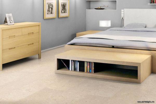 Пробковый пол ECOCORK (замок) Madeira Crème