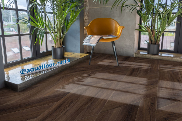 Клеевая LVT плитка Шеврон клеевой (Паркет) (Chevron Glue) AF2559PGCh