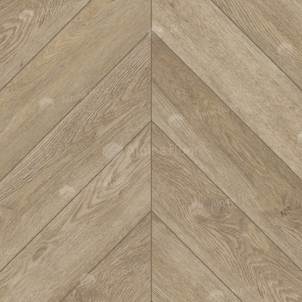 Кварцвиниловая плитка Alpine Floor Альпийский шеврон LVT (Chevron Alpine LVT) ECO 20-2 Дуб Ваниль
