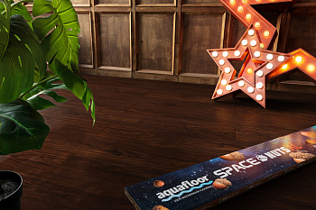 Клеевая LVT плитка Aquafloor Космический Орех ИксЭль клеевой (Space Nuts XL Glue) AF4080NXL Glue