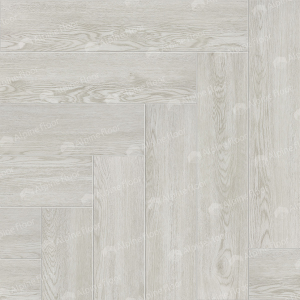 Кварцвиниловая плитка (Елочка) Alpine Floor Легкий паркет (Light Parquet) ECO 13-4 Дуб Арктик