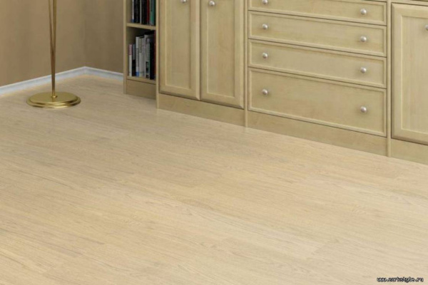 Пробковый пол с фотопечатью WOOD (замок) Oak Crème
