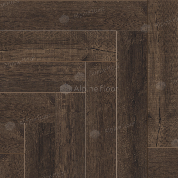 Клеевая кварцвиниловая плитка Alpine Floor Паркет LVT (Parquet LVT) Дуб Альферац ECO 16-22