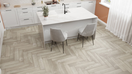 Кварцвиниловая плитка (Елочка) Alpine Floor Легкий паркет (Light Parquet) ECO 13-1 Дуб Фантазия