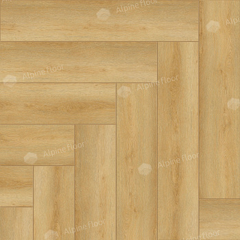 Кварцвиниловая плитка (Елочка) Alpine Floor Легкий паркет (Light Parquet) Дуб Батейн ЕСО 13-29