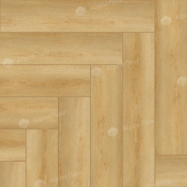 Кварцвиниловая плитка (Елочка) Alpine Floor Легкий паркет (Light Parquet) Дуб Батейн ЕСО 13-29