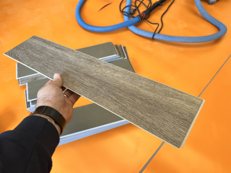 Кварцвиниловая плитка (Елочка) Alpine Floor Легкий паркет (Light Parquet) ECO 13-8 Венге Грей