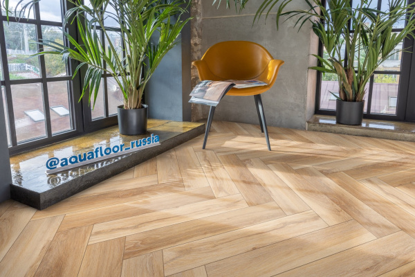 Кварцвиниловый ламинат Aquafloor Космос Паркет легкий (Space Parquet Light) AF4514PQL