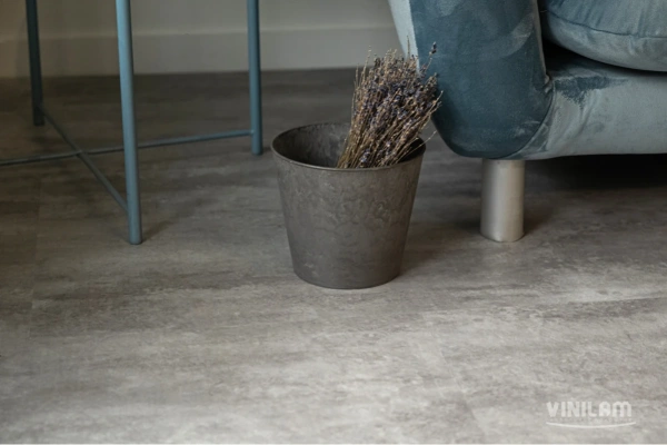 Кварцвиниловый ламинат CERAMO VINILAM GLUE Цемент Светлый 71614 Glue