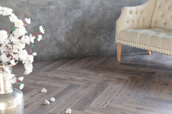 Кварцвиниловая плитка елочкой Aquafloor Паркет плюс (Parquet Plus) AF6014PQ