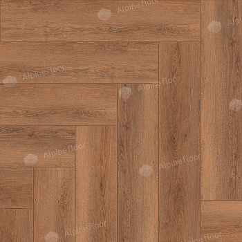 Кварцвиниловая плитка (Елочка) Alpine Floor Легкий паркет (Light Parquet) Дуб Капелла ЕСО 13-31
