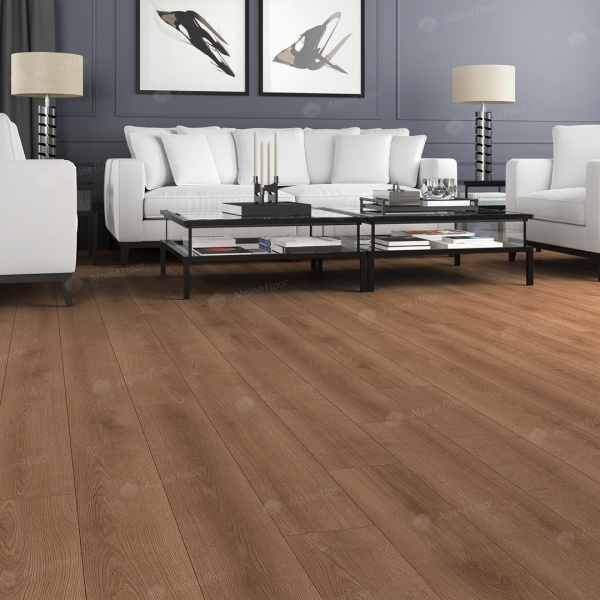 Ламинат Alpine floor Премиум (Premium) Дуб Браун P 1003