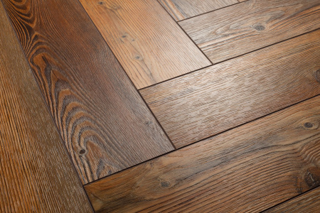 Клеевая LVT плитка елочкой Aquafloor Паркет клеевой (Parquet Glue) AF2510PG