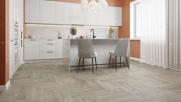 Клеевая кварцвиниловая плитка Alpine Floor Паркет LVT (Parquet LVT) Дуб Фантазия ECO 16-1