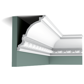 Карниз Orac Decor Полиуретан C301 д 2000 x в 170 x ш 144