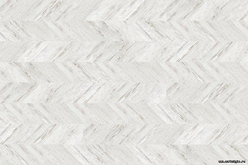 Пробковый пол Chevron (замок) White
