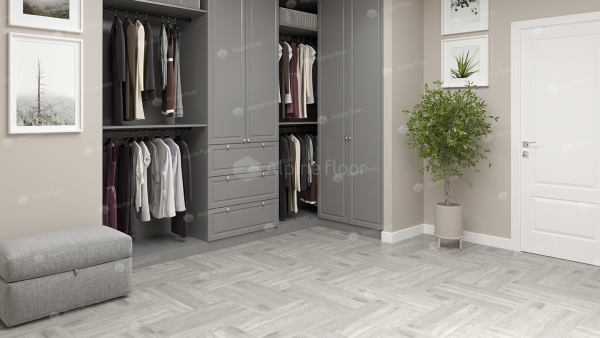 Клеевая кварцвиниловая плитка Alpine Floor Паркет LVT (Parquet LVT) Дуб Полис ECO 16-21