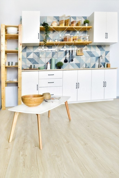 Кварцвиниловая плитка Alpine Floor ECO 6-7 Секвойя (Sequoia) Медовая (SPC или LVT) Снежная