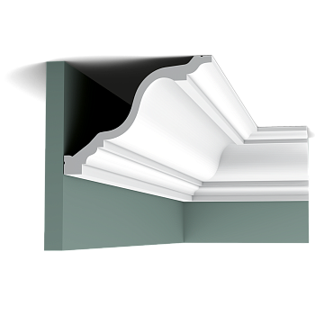 Карниз Orac Decor Полиуретан C334 д 2000 x в 150 x ш 196