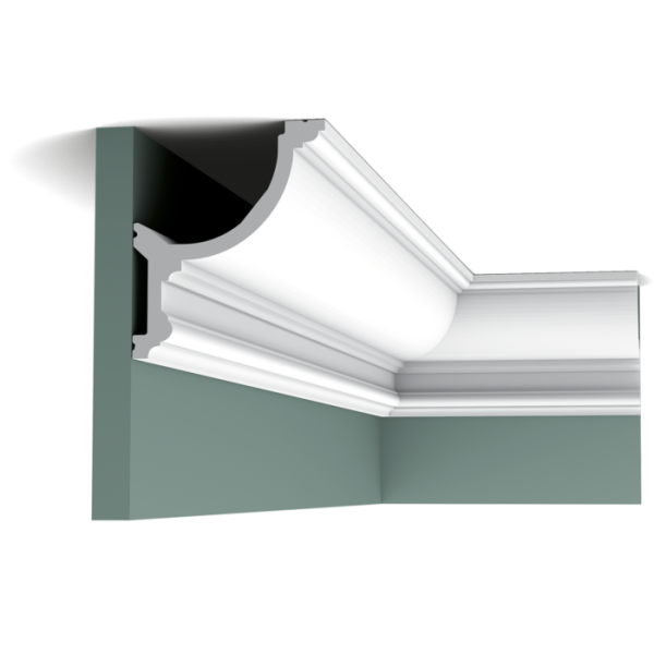 Карниз Orac Decor Полиуретан C901 д 2000 x в 148 x ш 124