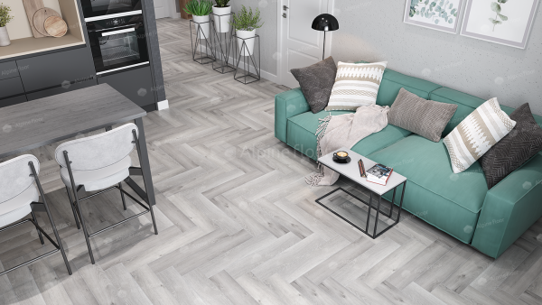 Клеевая кварцвиниловая плитка Alpine Floor Паркет LVT (Parquet LVT) Дуб Лейтена ECO 16-18