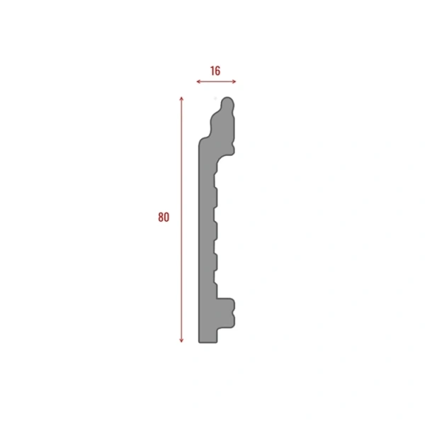 Плинтус напольный P3-137 (гладкий) (2,4 м)
