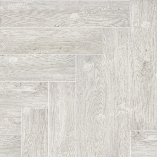 Клеевая кварцвиниловая плитка Alpine Floor Паркет LVT (Parquet LVT) Снежный ECO 16-11
