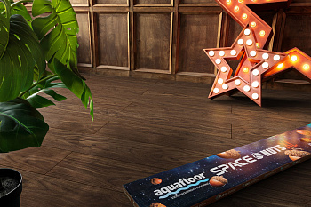 Клеевая LVT плитка Aquafloor Космический Орех ИксЭль клеевой (Space Nuts XL Glue) AF4078NXL Glue
