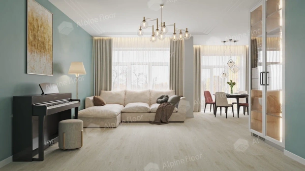 Кварцвиниловая плитка Alpine Floor Соло плюс (Solo Plus) ЕСО 14-1101 Модерато