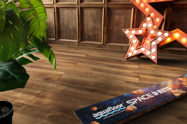 Клеевая LVT плитка Aquafloor Космический Орех ИксЭль клеевой (Space Nuts XL Glue) AF4073NXL Glue