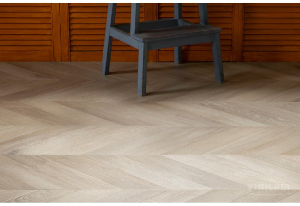Кварцвиниловая плитка VINILAM PARQUET CHEVRON RI4445118CL4 Шеврон Сезар