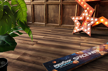 Клеевая LVT плитка Aquafloor Космический Орех ИксЭль клеевой (Space Nuts XL Glue) AF4075NXL Glue