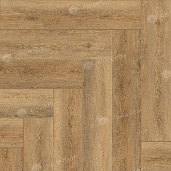 Кварцвиниловая плитка (Елочка) Alpine Floor Легкий паркет (Light Parquet) Дуб Буна ЕСО 13-30