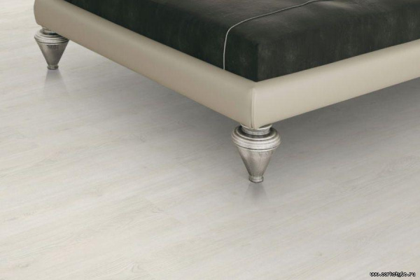 Клеевой пробковый пол с фотопечатью WOOD Oak Polar White