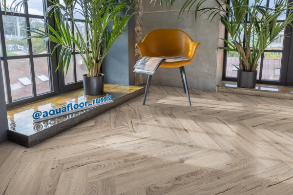 Кварцвиниловый ламинат Aquafloor Космос Паркет легкий (Space Parquet Light) AF4512PQL