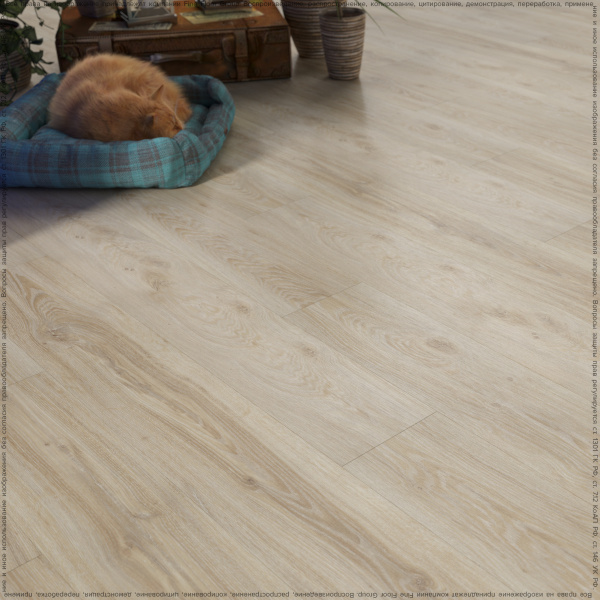 Клеевая кварцвиниловая плитка FineFloor Wood FF-1434 Дуб Листаль