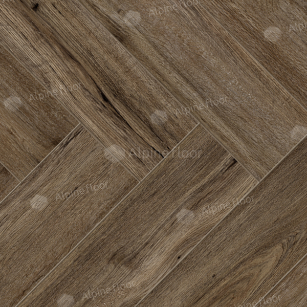 Ламинат Alpine Floor Елка профессиональная 12 (Herringbone 12 Pro) Бордо LF106-10