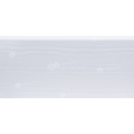Плинтус Alpine Floor Rico Concept 80 RC80001 Белый с тиснением