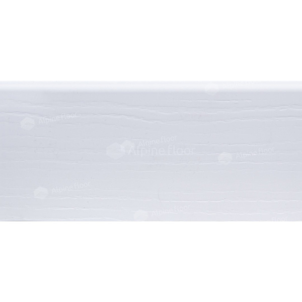 Плинтус Alpine Floor Rico Concept 80 RC80001 Белый с тиснением