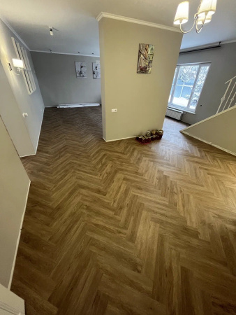 Кварцвиниловая плитка (Елочка) Alpine Floor Легкий паркет (Light Parquet) ECO 13-10 Макадамия
