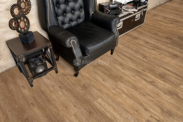 Клеевая кварцвиниловая плитка Alpine Floor Макадамия ECO 11-1002