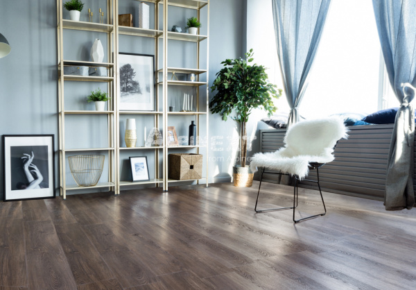 Кварцвиниловая плитка Alpine Floor ECO 6-11 Секвойя (Sequoia) (SPC или LVT) Рустикальная