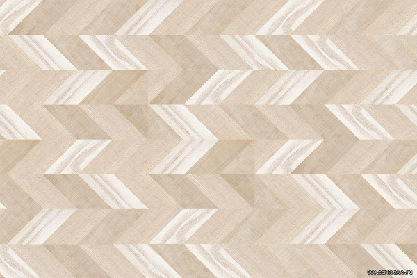 Пробковый пол Chevron (замок) Crème