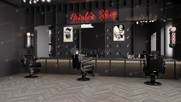 Клеевая кварцвиниловая плитка Alpine Floor Паркет LVT (Parquet LVT) Венге Грей ECO 16-8