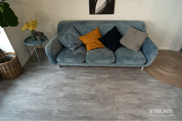 Кварцвиниловый ламинат CERAMO VINILAM GLUE Цемент Светлый 71614 Glue