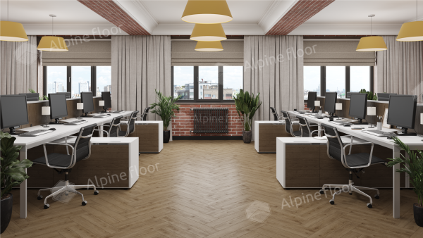 Ламинат Alpine Floor Елка профессиональная 12 (Herringbone 12 Pro) Дуб Прованс LF106-07