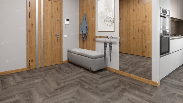 Клеевая кварцвиниловая плитка Alpine Floor Паркет LVT (Parquet LVT) Дуб Мерга ECO 16-13