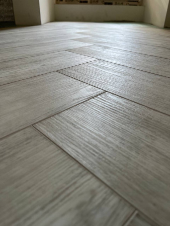 Кварцвиниловая плитка (Елочка) Alpine Floor Легкий паркет (Light Parquet) ECO 13-4 Дуб Арктик