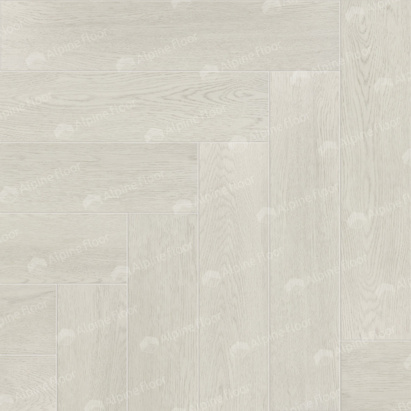 Кварцвиниловая плитка (Елочка) Alpine Floor Легкий паркет (Light Parquet) ECO 13-6 Дуб Зимний Лес