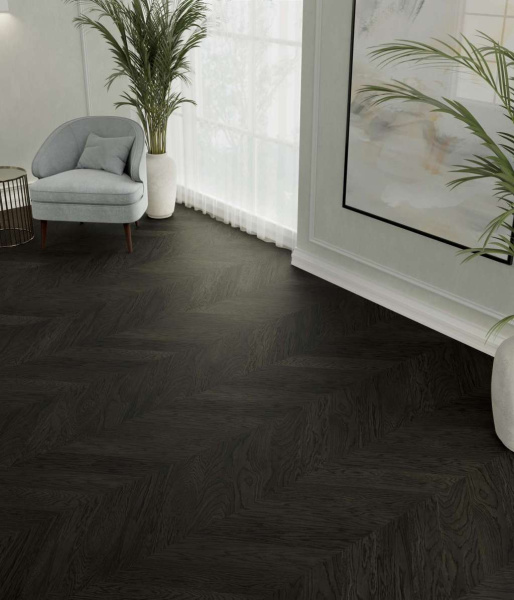 Паркетная доска ESTA Oak CH Nova Elite Lava Grey 15509